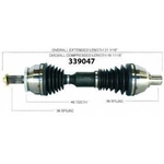 Order New CV Shaft by WORLDPARTS - 339047 For Your Vehicle