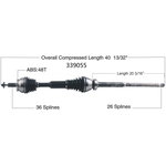 Order New CV Shaft by WORLDPARTS - 339055 For Your Vehicle