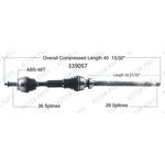 Order New CV Shaft by WORLDPARTS - 339057 For Your Vehicle
