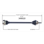 Order Arbre CV neuf de WORLDPARTS - 349010 For Your Vehicle