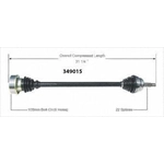 Order Arbre CV neuf par WORLDPARTS - 349015 For Your Vehicle