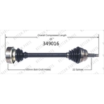 Order New CV Shaft by WORLDPARTS - 349016 For Your Vehicle