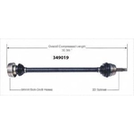 Order New CV Shaft by WORLDPARTS - 349019 For Your Vehicle