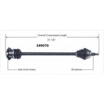 Order Arbre CV neuf par WORLDPARTS - 349070 For Your Vehicle