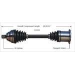 Order Arbre CV neuf par WORLDPARTS - 349088 For Your Vehicle