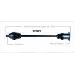 Order New CV Shaft by WORLDPARTS - 349089 For Your Vehicle