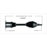 Order New CV Shaft by WORLDPARTS - 349095 For Your Vehicle
