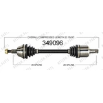 Order New CV Shaft by WORLDPARTS - 349096 For Your Vehicle