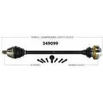 Order Arbre CV neuf par WORLDPARTS - 349099 For Your Vehicle