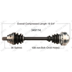 Order New CV Shaft by WORLDPARTS - 349114 For Your Vehicle