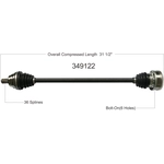 Order New CV Shaft by WORLDPARTS - 349122 For Your Vehicle