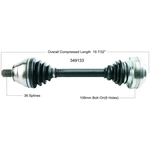 Order New CV Shaft by WORLDPARTS - 349133 For Your Vehicle