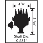 Order Distributeur neuf de MSD IGNITION - 8354 For Your Vehicle