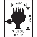 Order Distributeur neuf de MSD IGNITION - 83541 For Your Vehicle