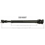 Order New Drive Shaft Assembly by WORLDPARTS - DS16007 For Your Vehicle