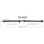 Order New Drive Shaft Assembly by WORLDPARTS - DS16039 For Your Vehicle
