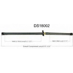 Order New Drive Shaft Assembly by WORLDPARTS - DS18002 For Your Vehicle