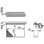 Order MAHLE ORIGINAL - AE43-000P - Air conditioning Evaporator Core For Your Vehicle