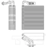 Order New Evaporator by TYC - 97176 For Your Vehicle