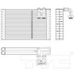 Order New Evaporator by TYC - 97208 For Your Vehicle