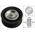 Order INA - FP0784 - Accessory Drive Belt Idler Pulley For Your Vehicle
