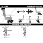 Order New Master Cylinder by CENTRIC PARTS - 130.42224 For Your Vehicle