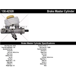 Order New Master Cylinder by CENTRIC PARTS - 130.42328 For Your Vehicle