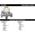 Order New Master Cylinder by CENTRIC PARTS - 130.42407 For Your Vehicle