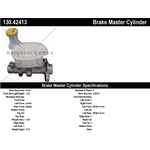 Order New Master Cylinder by CENTRIC PARTS - 130.42413 For Your Vehicle