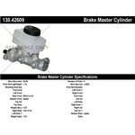 Order New Master Cylinder by CENTRIC PARTS - 130.42609 For Your Vehicle