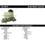Order New Master Cylinder by CENTRIC PARTS - 130.44016 For Your Vehicle