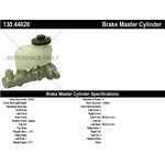 Order New Master Cylinder by CENTRIC PARTS - 130.44020 For Your Vehicle