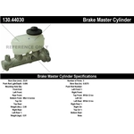 Order New Master Cylinder by CENTRIC PARTS - 130.44030 For Your Vehicle