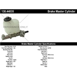 Order New Master Cylinder by CENTRIC PARTS - 130.44035 For Your Vehicle