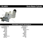 Order New Master Cylinder by CENTRIC PARTS - 130.44054 For Your Vehicle