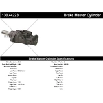 Order Maître-cylindre neuf by CENTRIC PARTS - 130.44223 For Your Vehicle