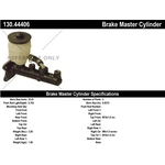 Order New Master Cylinder by CENTRIC PARTS - 130.44406 For Your Vehicle