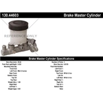 Order New Master Cylinder by CENTRIC PARTS - 130.44603 For Your Vehicle