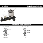 Order New Master Cylinder by CENTRIC PARTS - 130.44710 For Your Vehicle
