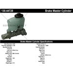 Order New Master Cylinder by CENTRIC PARTS - 130.44728 For Your Vehicle