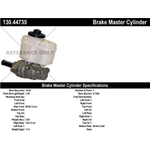 Order New Master Cylinder by CENTRIC PARTS - 130.44735 For Your Vehicle