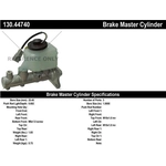 Order New Master Cylinder by CENTRIC PARTS - 130.44740 For Your Vehicle