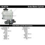 Order New Master Cylinder by CENTRIC PARTS - 130.44744 For Your Vehicle