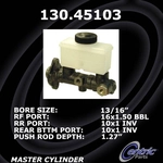 Order New Master Cylinder by CENTRIC PARTS - 130.45103 For Your Vehicle