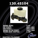 Order New Master Cylinder by CENTRIC PARTS - 130.45104 For Your Vehicle