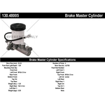 Order New Master Cylinder by CENTRIC PARTS - 130.48005 For Your Vehicle