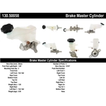 Order New Master Cylinder by CENTRIC PARTS - 130.50058 For Your Vehicle
