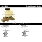 Order New Master Cylinder by CENTRIC PARTS - 130.51025 For Your Vehicle