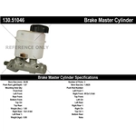 Order New Master Cylinder by CENTRIC PARTS - 130.51046 For Your Vehicle
