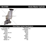 Order New Master Cylinder by CENTRIC PARTS - 130.51055 For Your Vehicle